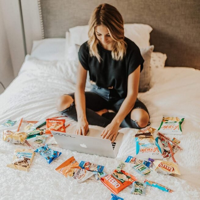 Christmas Snack Box Variety Pack with Chips, Cookies & Bars (40 Count) - Snacks Variety Pack for Adults, Kids & Teens - Care Packages for College Students, Office Treats, Travel & Birthdays