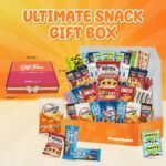 Christmas Snack Box Variety Pack with Chips, Cookies & Bars (40 Count) - Snacks Variety Pack for Adults, Kids & Teens - Care Packages for College Students, Office Treats, Travel & Birthdays