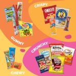 Christmas Snack Box Variety Pack with Chips, Cookies & Bars (40 Count) - Snacks Variety Pack for Adults, Kids & Teens - Care Packages for College Students, Office Treats, Travel & Birthdays